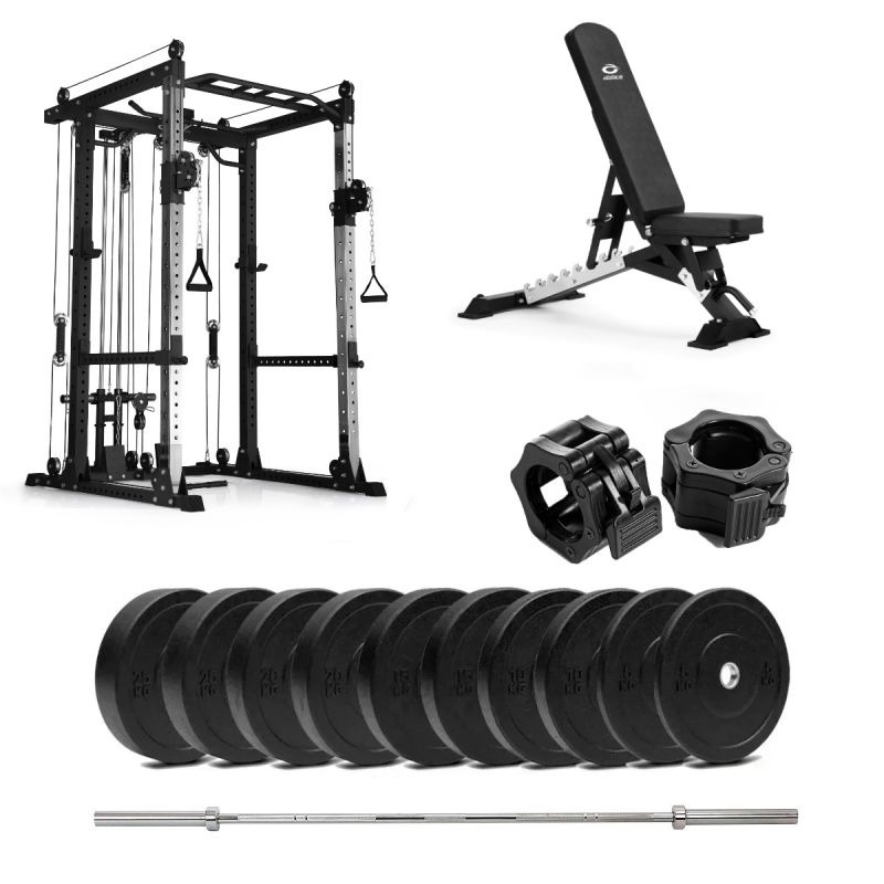 Abilica - PR 550 Power Rack Bumper med b&auml;nk - 150 kg